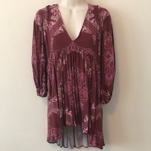 Free People Tunic Blouse